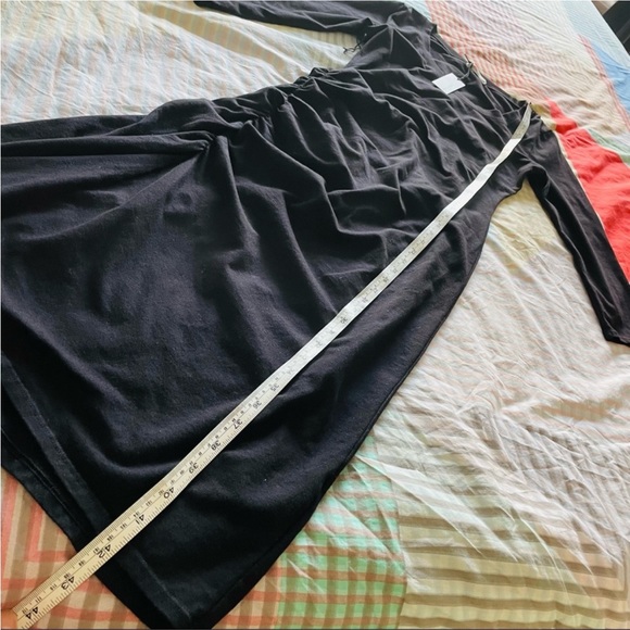 🇺🇸 MICHAEL STARS MIDI Jersey Dress with Sleeves Q27 - Picture 3 of 9